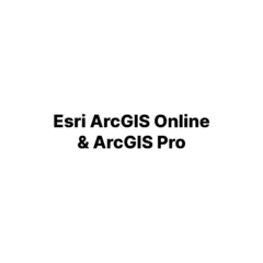 Esri ArcGIS Online and ArcGIS Pro